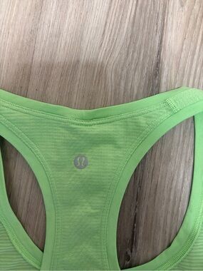 lululemon athletica Neon Lime tank top